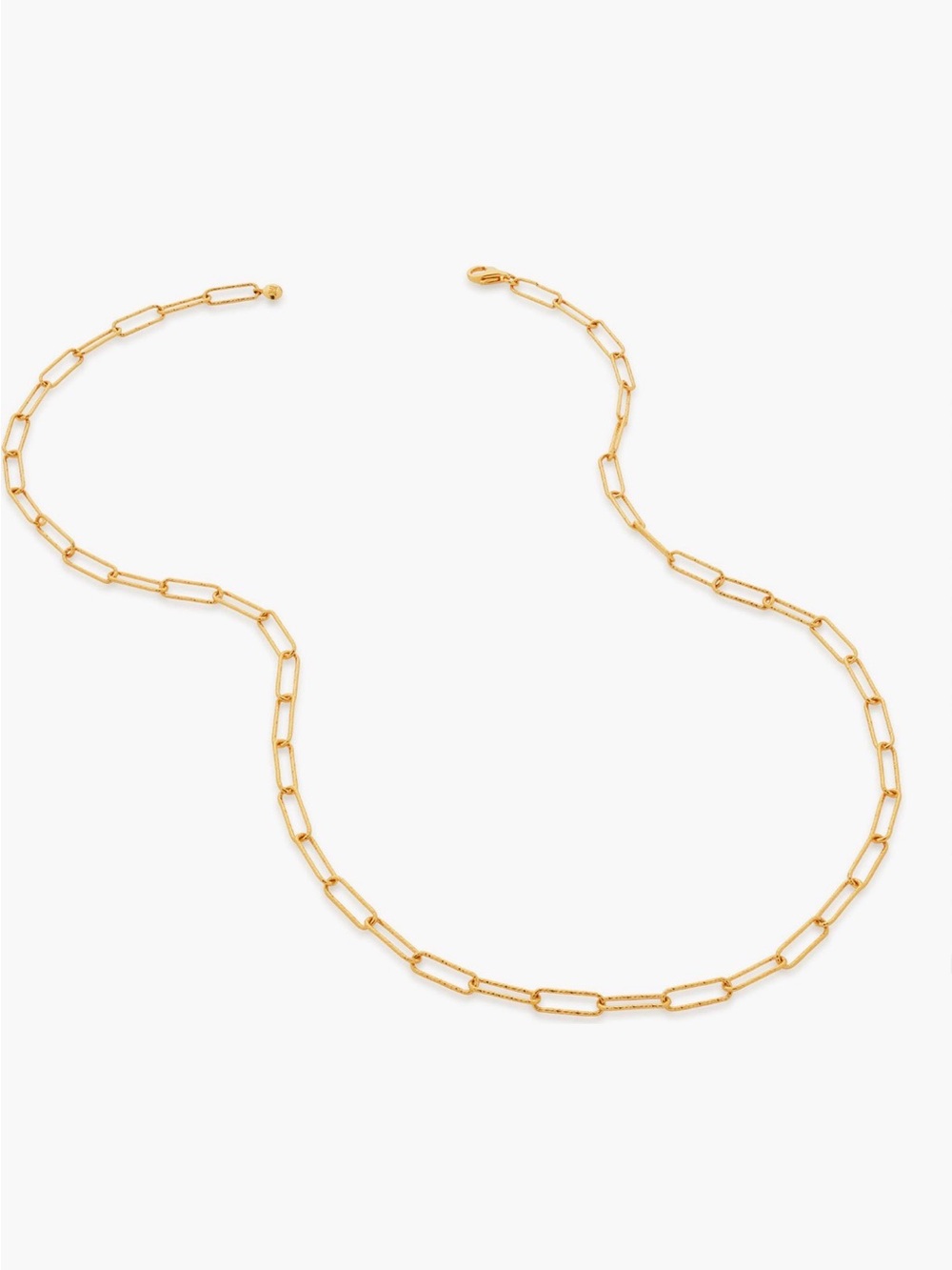MONICA VINADER Alta textured chain link necklace